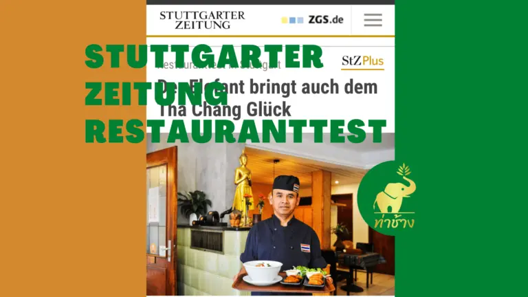 Stuttgarter Zeitung Restauranttest 07/21                                           „Alles ganz wunderbar“