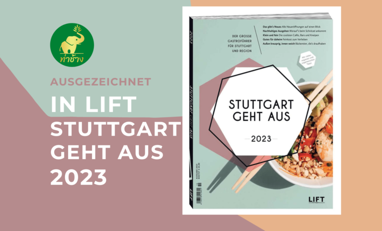 „Stuttgart geht aus 2023“: Tha Chang im neuen Gastroführer.